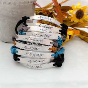Pulsera de palabras--Pulsera de palabras personalizada--Su pulsera de palabras