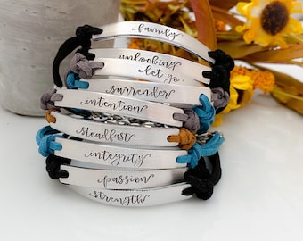 Word Bracelet--Custom Word Bracelet--Your Word Bracelet