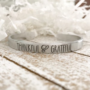 Thankful and grateful jewelry--thanksgiving jewelry--autumn jewelry