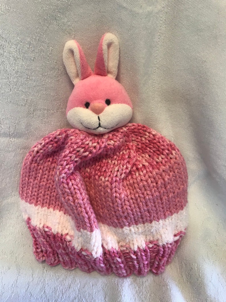 Pink Bunny, toddler hat Pink Bunny, toddler hat