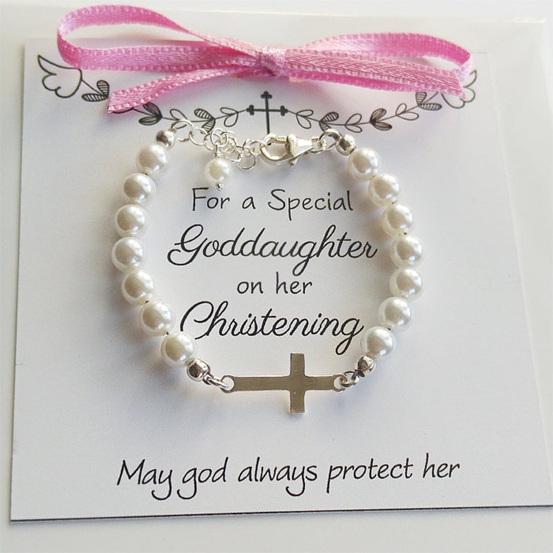 PREORDER: Deluxe Baptismal Chaplet including Baby's Name, Birth Stats, –  Little Rabbit Sign Co.