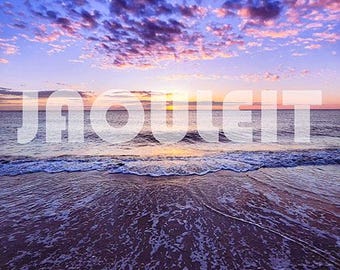 Bayside Sunset 001 // Digitaler Download ohne Wasserzeichen // KEIN KI