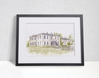 Drenagh Estate - Original art print by PaperBark Stationery