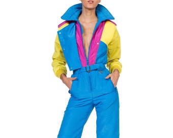 80s neon jumpsuit