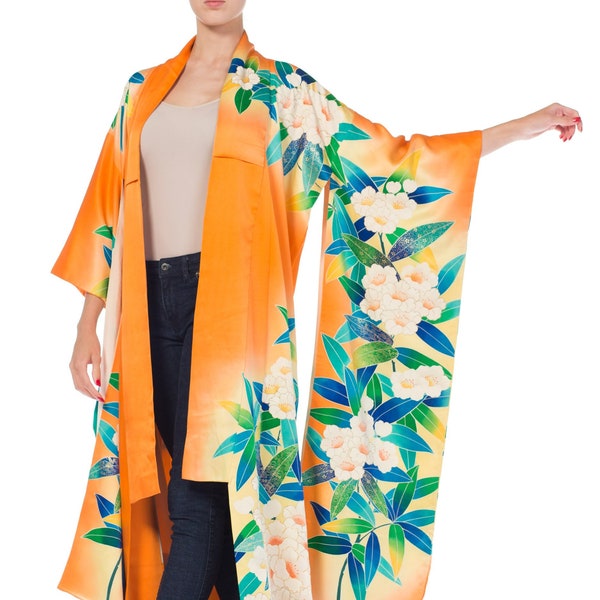 Japanese Silk Kimono Etsy