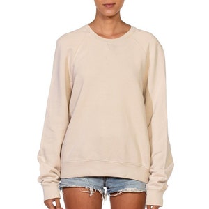 1990S PRADA Cream Cotton Long Sleeve Sweatshirt Sweater image 1