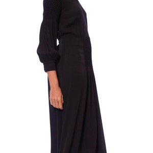 Black Silk Crepe De Chine Nobility main image 1