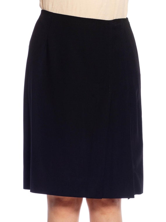 Proenza Schouler Crepe Chiffon Wrap Skirt - Black | Garmentory