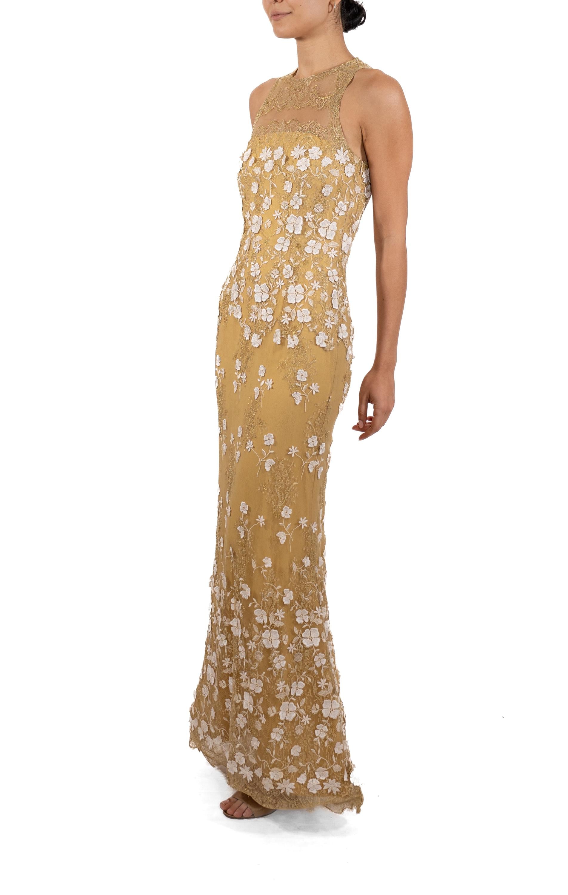 taylor swift eras tour gold dress Vintage Women Bride Dress Ivory and Gold Lace Ball Gown Wedding Dress –  Siaoryne