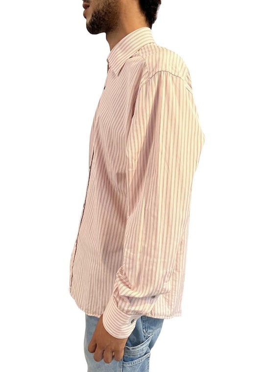 1990S Gucci Pink Cotton Tom Ford Era Men’S Shirt - image 2