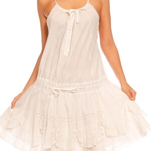 Victorian Morphew Collection White Cotton Lace Dress image 7