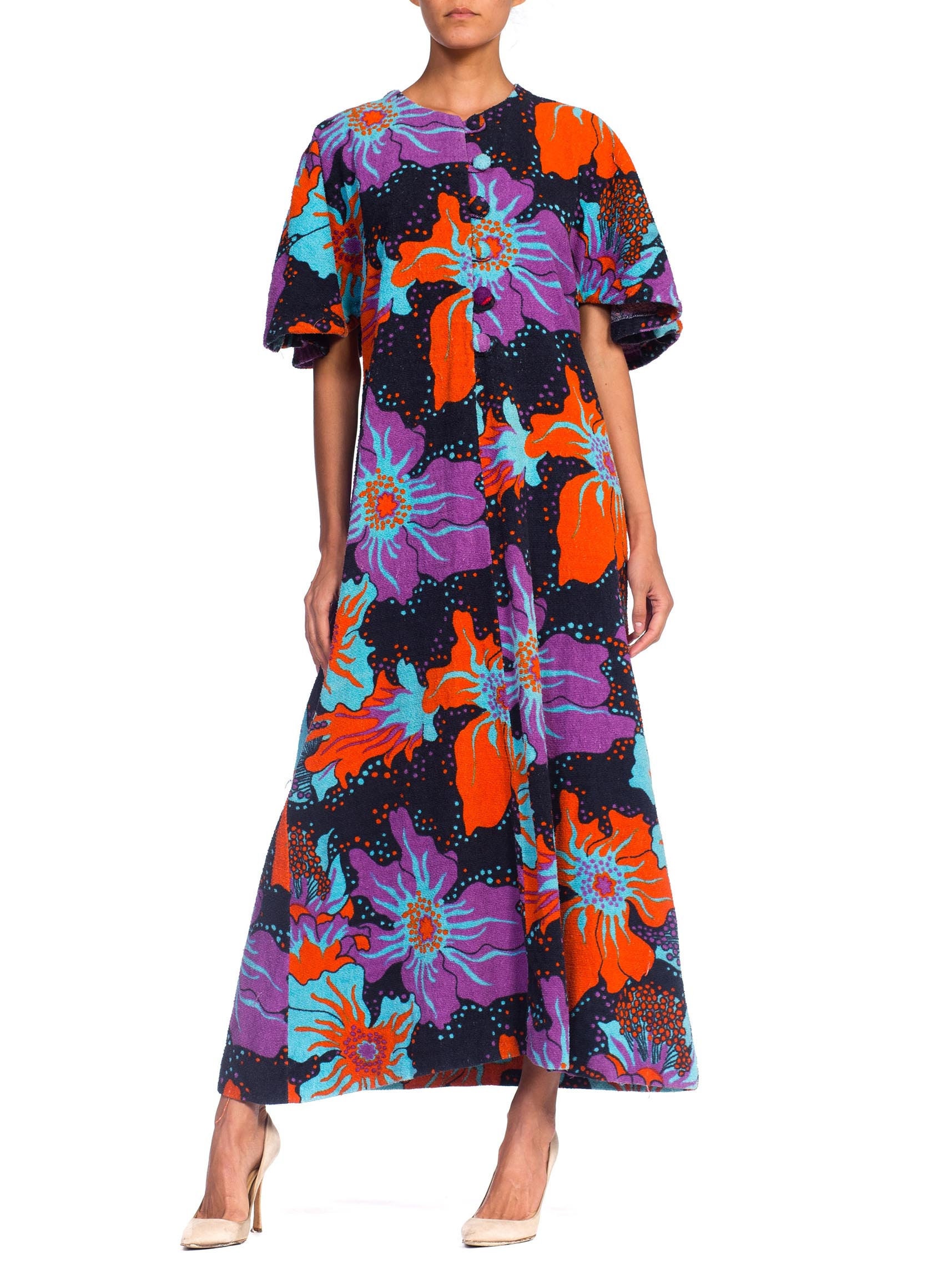 terry cloth maxi dress