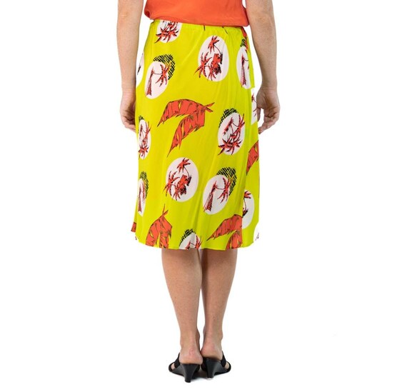 Morphew Collection Neon Yellow & Orange Palm Tree… - image 4