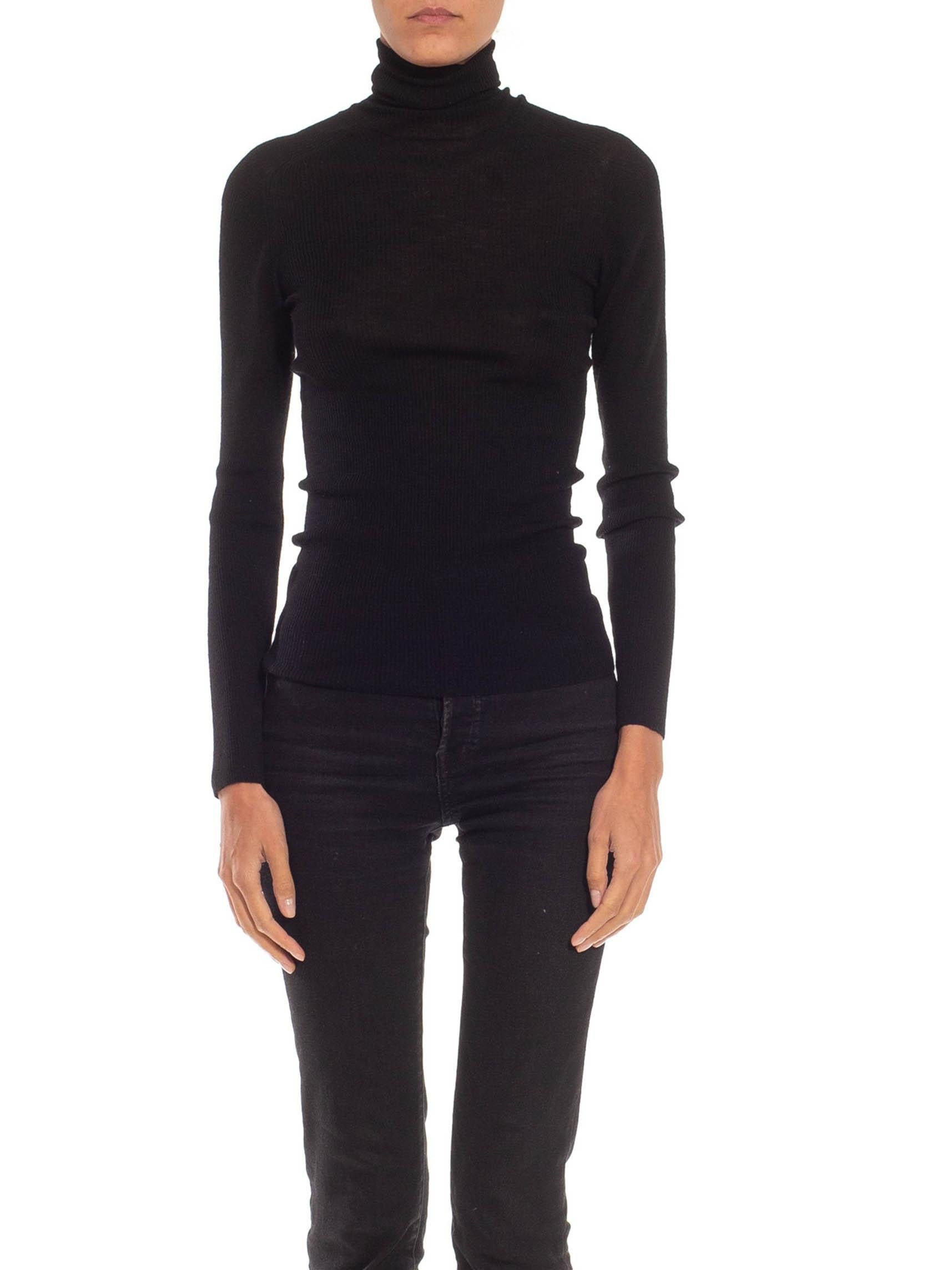1990S Tom Ford Gucci Black Fine Sheer 