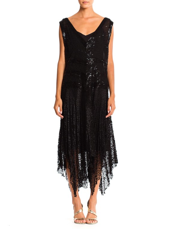 1920'S Silk Beaded Lace Dress