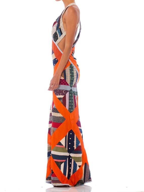 MORPHEW COLLECTION Patchwork Cotton Summer Gown M… - image 3