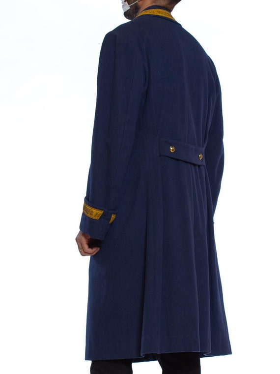 70s ITALY Made Wool Gold button Coat コート 70s Vintage Brown Alpaca Lama Overcoat by Havela. M 40DE