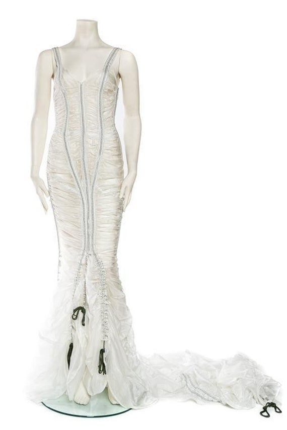 1980S NORMA KAMALI Nylon OMO Sheer Parachute Gown… - image 2