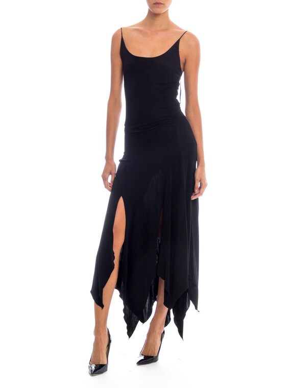 1990s Givenchy Spandex Dress With Hem Slits Size: XS | Etsy