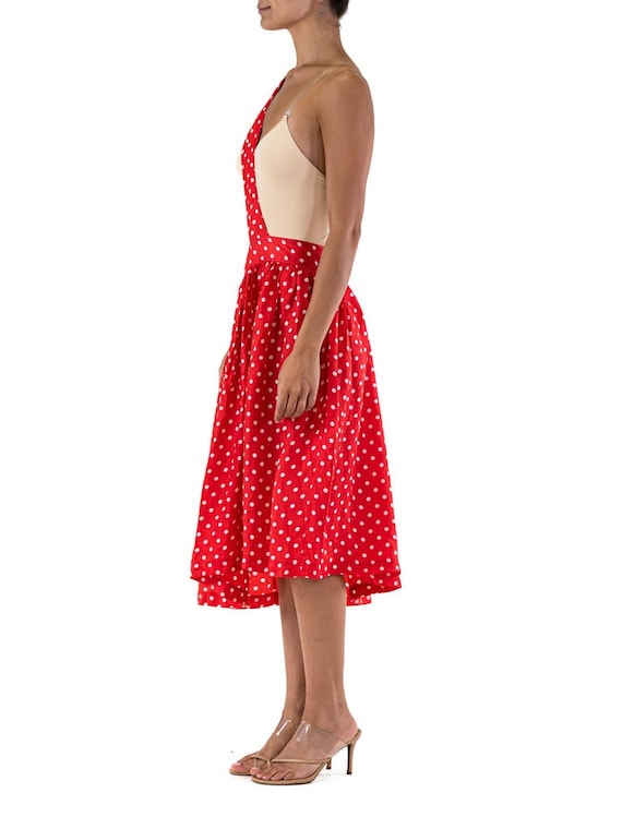 fitted lace wedding dress Comme des Garcons Girl Dotted Dress Red  Dr. Adams