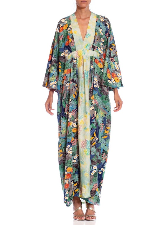 Morphew Collection Bluenavy Blue Japanese Kimono … - image 1