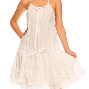 Victorian Morphew Collection White Cotton Lace Dress image 4