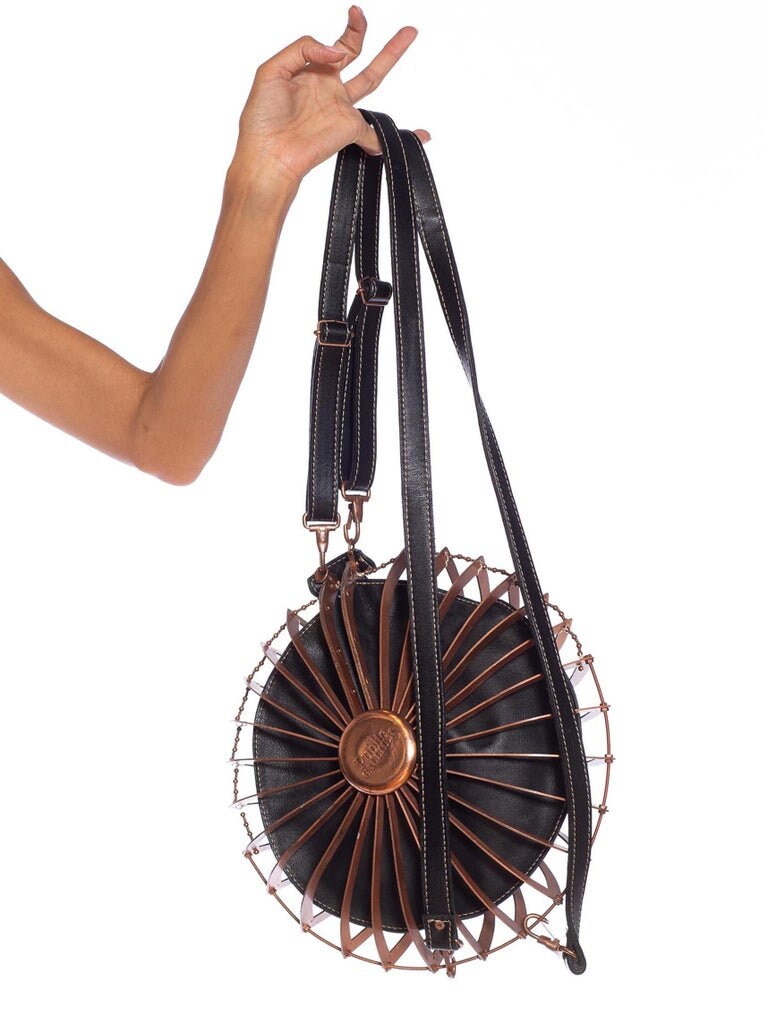 1990S Jean Paul Gaultier Copper Leather Backpack Bag - Etsy