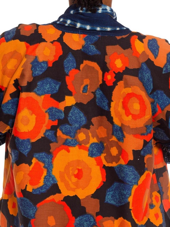 Morphew Collection Blue  Orange Cotton Up-Cycled … - image 9