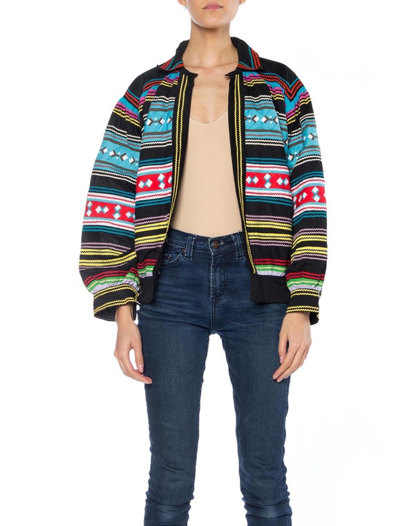 1970S Cotton Boho Native American Seminole Indian