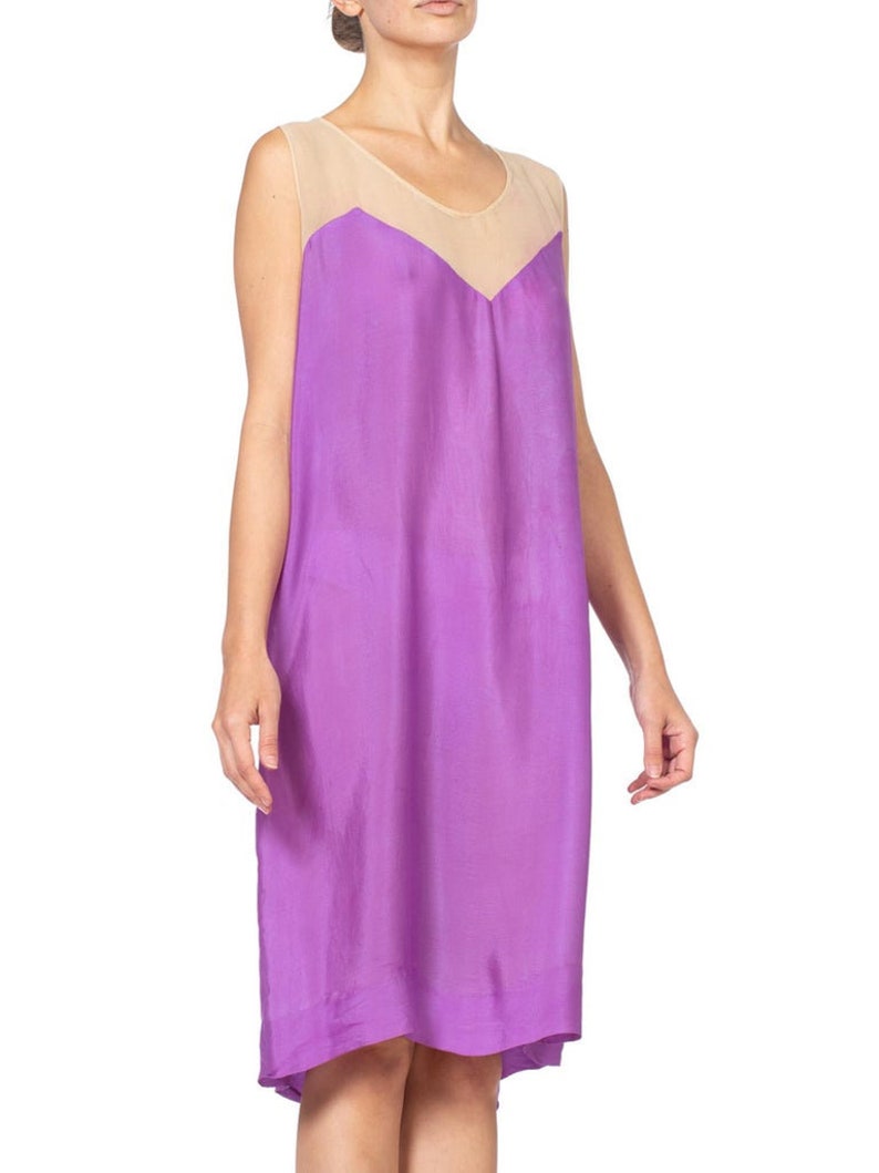 dark purple slip dress