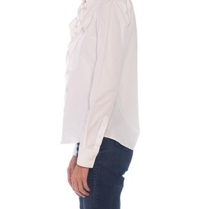 1990S VIKTOR & ROLF White Cotton Iconic Multi Collar Shirt image 4