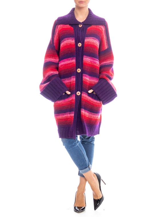 1980s Kansai Yamamoto Oversized Striped Wool Sweat