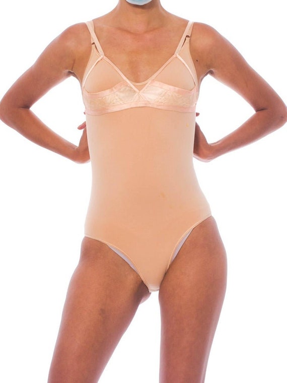 Buy 1930'S Blush Pink Silk Satin Push up Frontless Bra From Paris Online in  India 