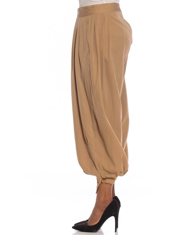 1930S Beige Wool Gabardine  Voluminous Theatrical… - image 3