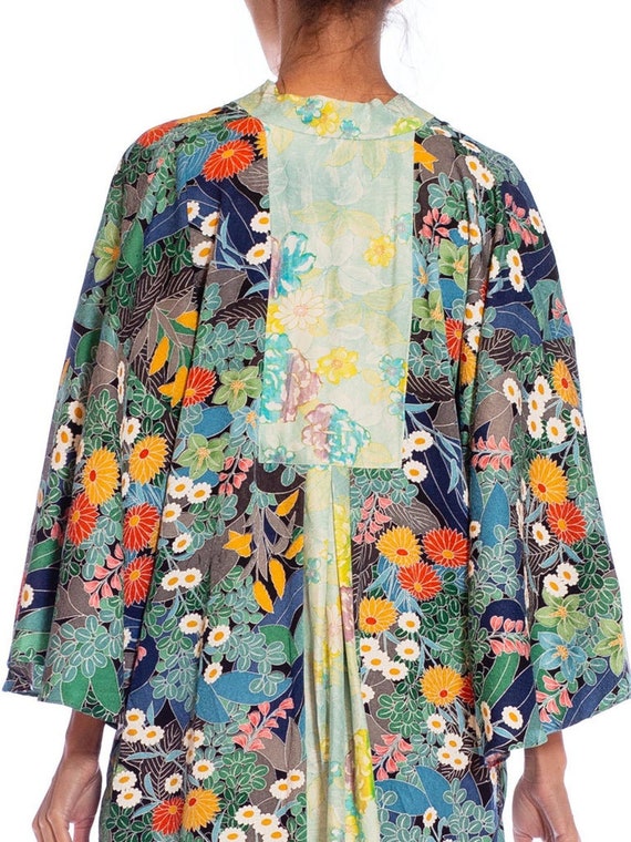 Morphew Collection Bluenavy Blue Japanese Kimono … - image 9