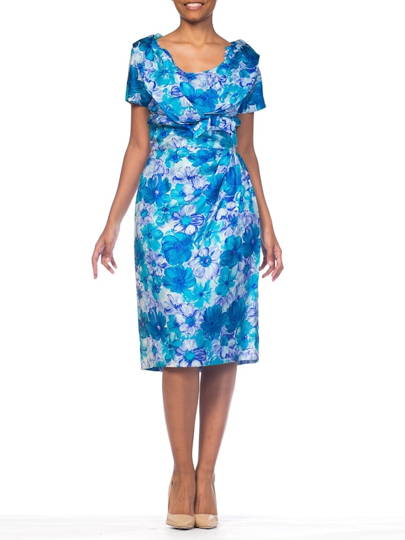 1950S Floral Swing Rockabilly Dress
