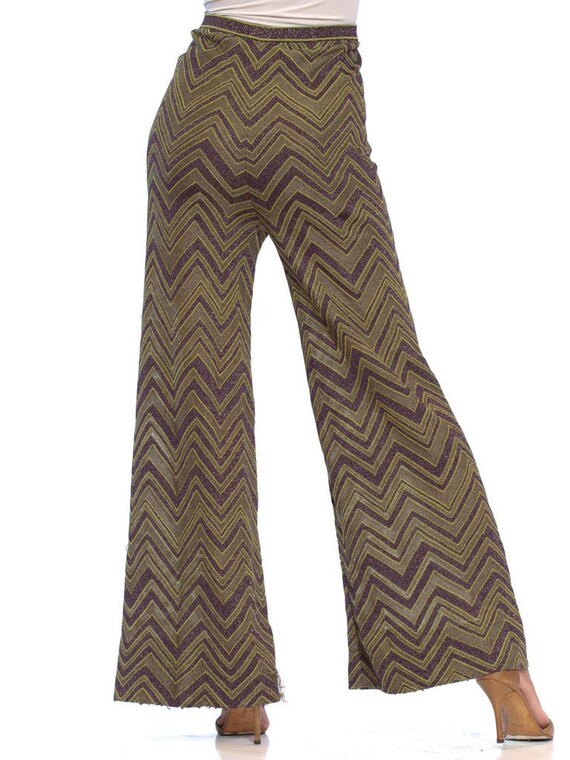 2000S Missoni Lime Green Purple Poly/Cotton Lurex