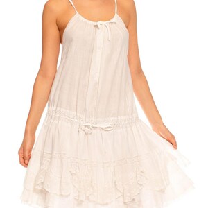 Victorian Morphew Collection White Cotton Lace Dress image 9