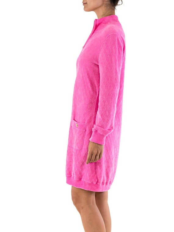 Buy 2000S Chanel Hot Pink Velour Dress Online in India - Etsy