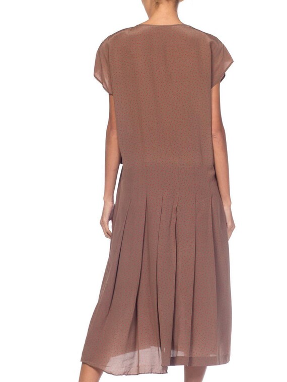 1980S Silk Crepe De Chine Mariella Burani Dress - image 6