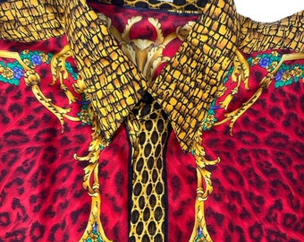 Gianni Versace 90sレオパードベスト　Italy Gianni Versace 90sレオパードベスト Italy - メルカリ
