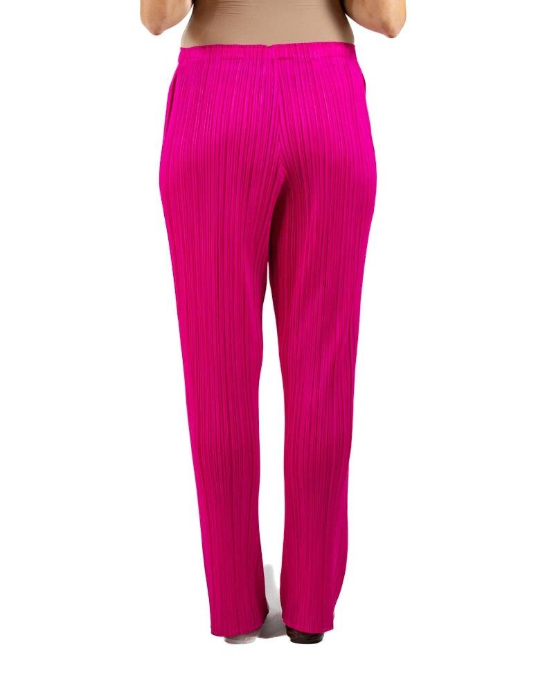 1990S Pleats Please Issey Miyake Hot Pink Polyester Pants - Etsy