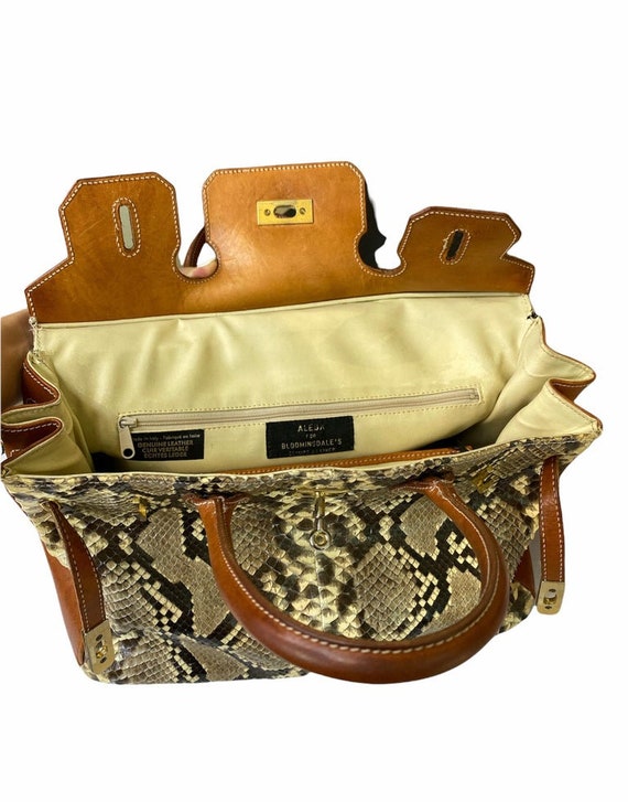 Buy 1980S Aleta for Bloomingdales Snake Skin Leather Purse Online