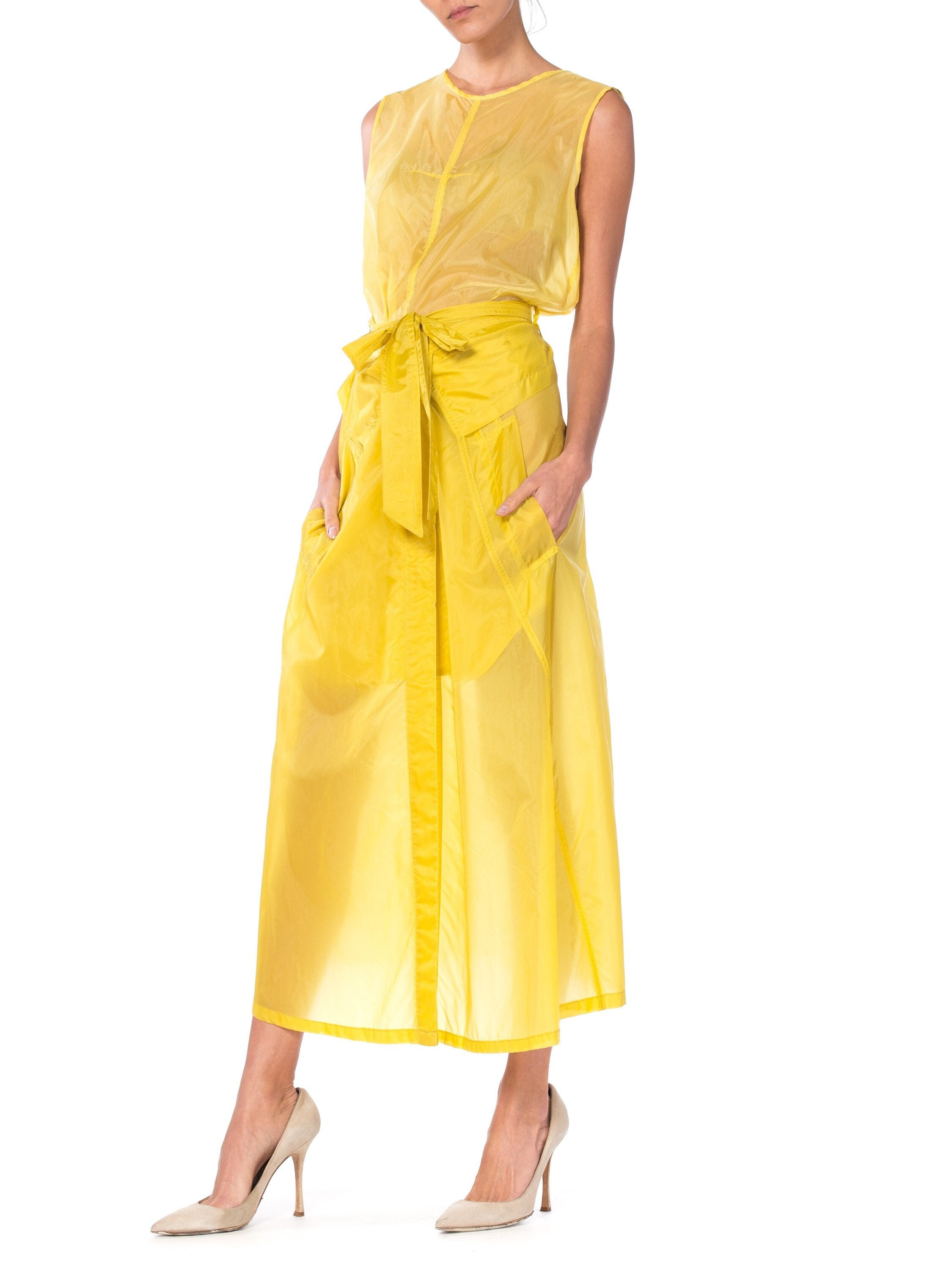 ANN DEMULEMEESTER 2000 nylon skirt