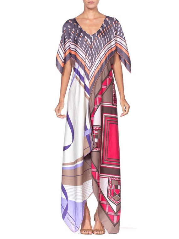 Morphew Collection Bias Cut Silk Twill Kaftan Recy