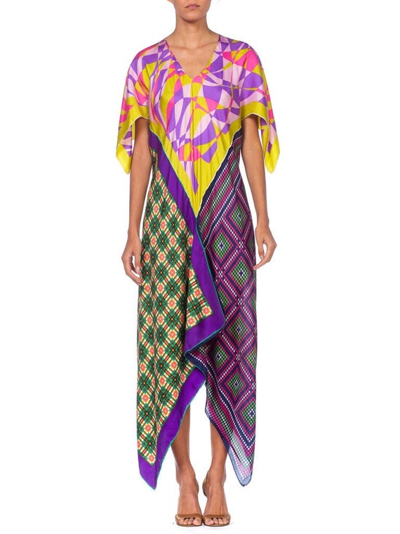 MORPHEW COLLECTION Multicolor Geometric Bias Cut … - image 1