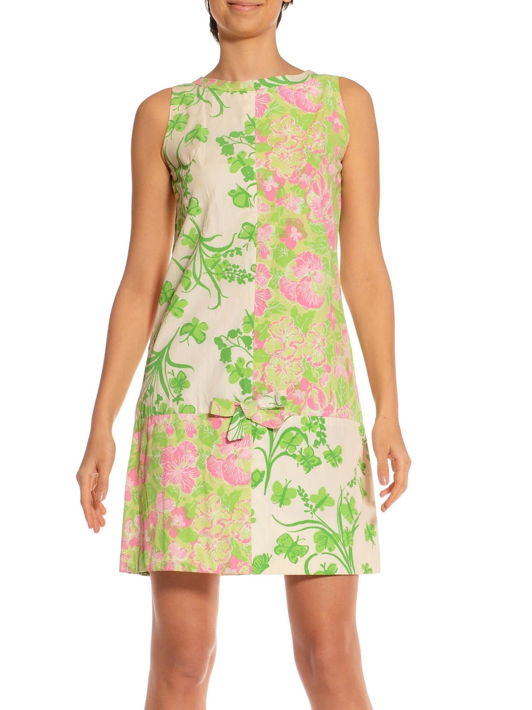 Skirt Designer By Lilly Pulitzer In Green & Pink, Size: 0 main image 1