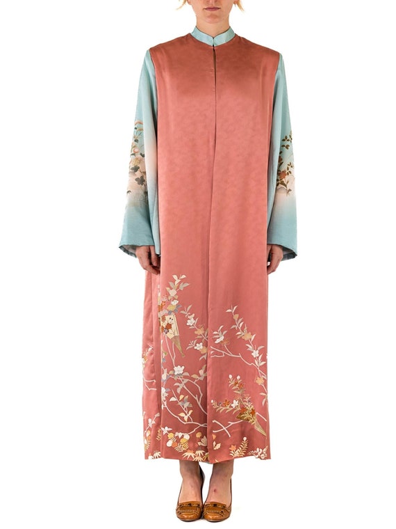 MORPHEW COLLECTION Dusty Pink Japanese Kimono Silk