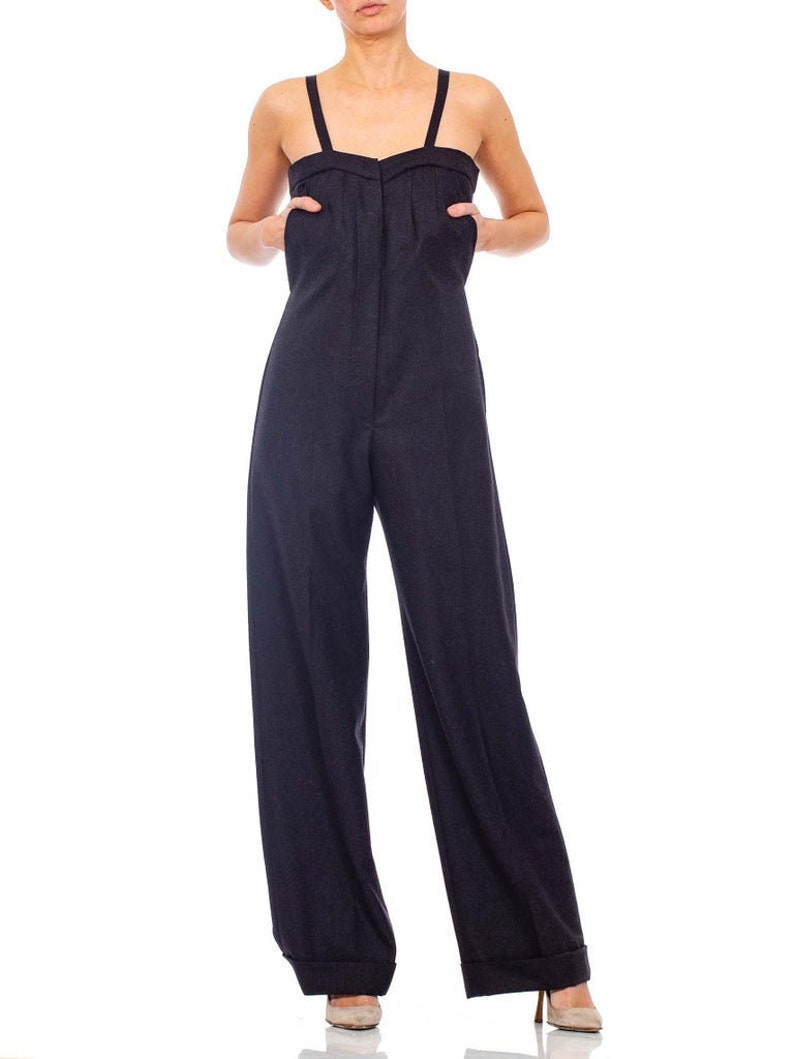 1990'S Vinienne Westwood Gold Label Wool Flannel Jumpsuit image 1