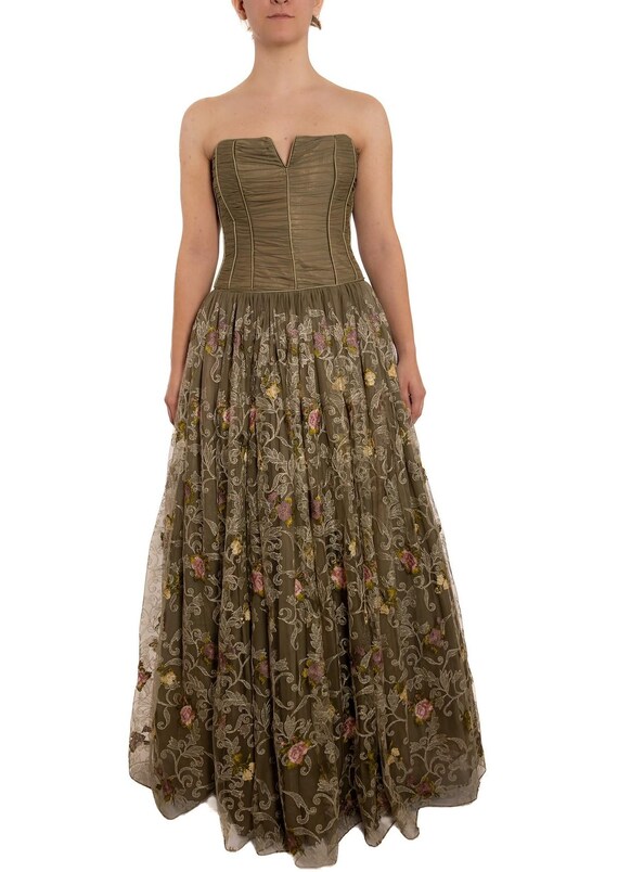 olive green slip dress True Icon | Olive Satin High-Neck Maxi Slip Dress With Sash